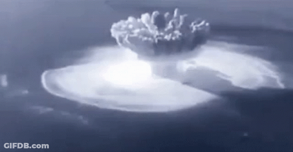 Gigantic Smoke Explosion GIF