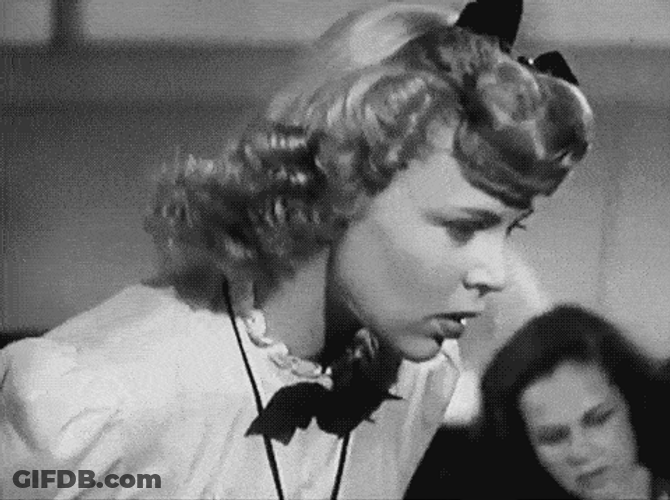Giggle 1950S Shy Laughing Woman GIF