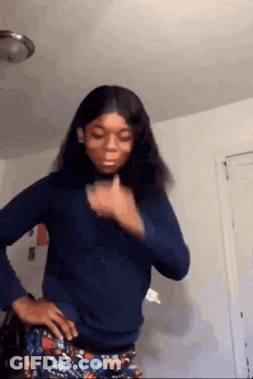 Giggle Cracking Up No Girl GIF