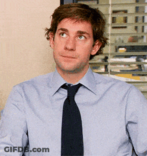 Giggle The Office Jim Halpert GIF