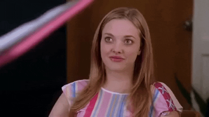 Giggling Amanda Seyfried GIF