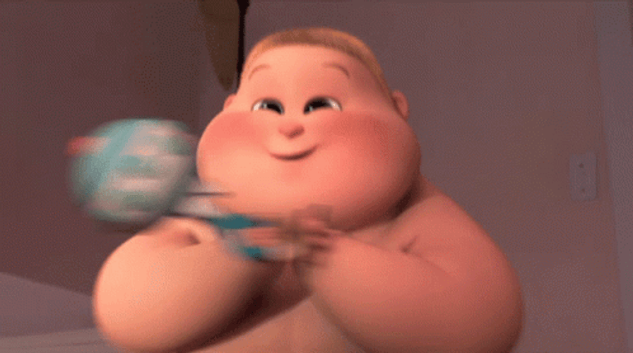 Giggling Jimbo Boss Baby GIF