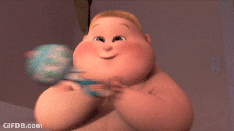 Giggling Jimbo Nepo Baby GIF