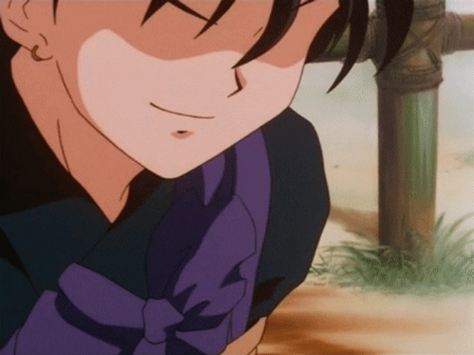 Giggling Miroku From Inuyasha GIF