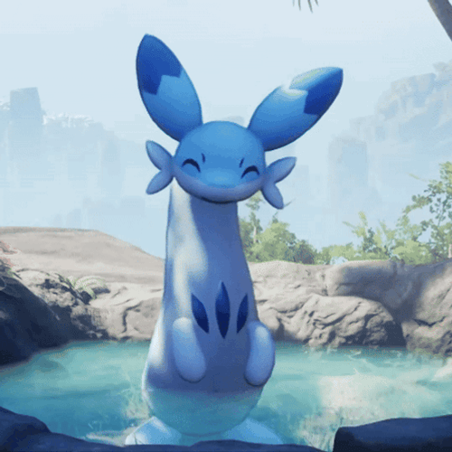 Giggly Character Palworld Chillet Shaking GIF