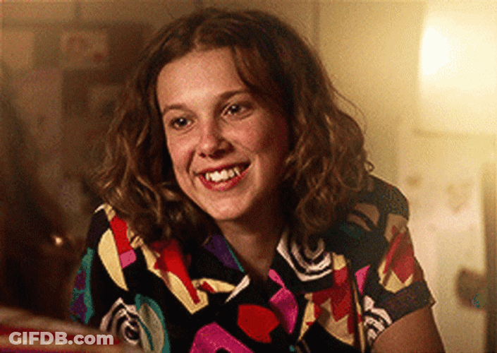 Giggly Eleven Timid Laugh GIF