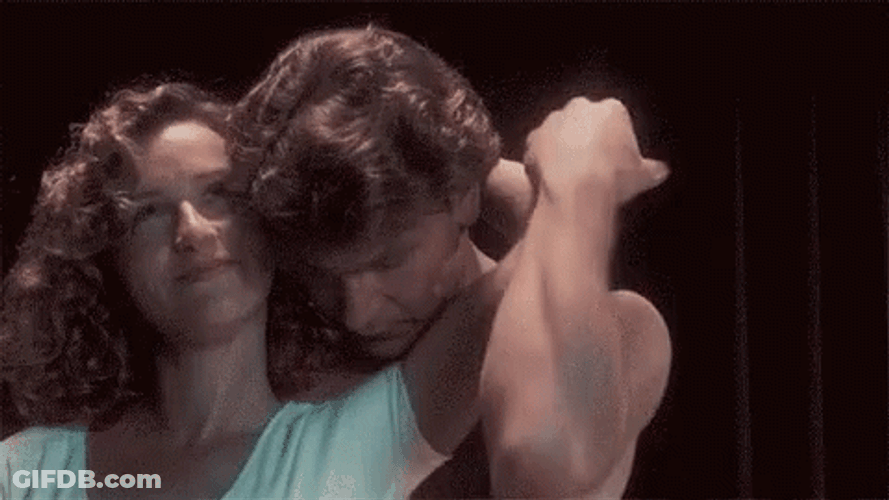 Giggly Jennifer Grey Dirty Dancing GIF