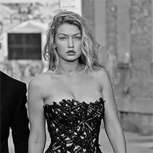 Gigi Hadid Catwalk Fashion GIF