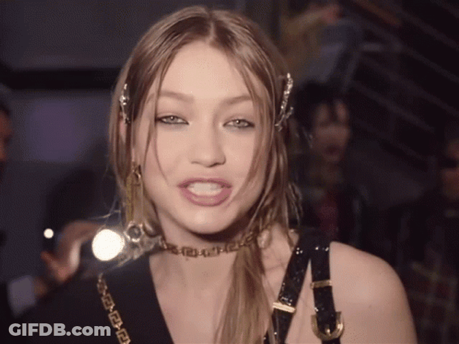 Gigi Hadid Exclusive Interview GIF