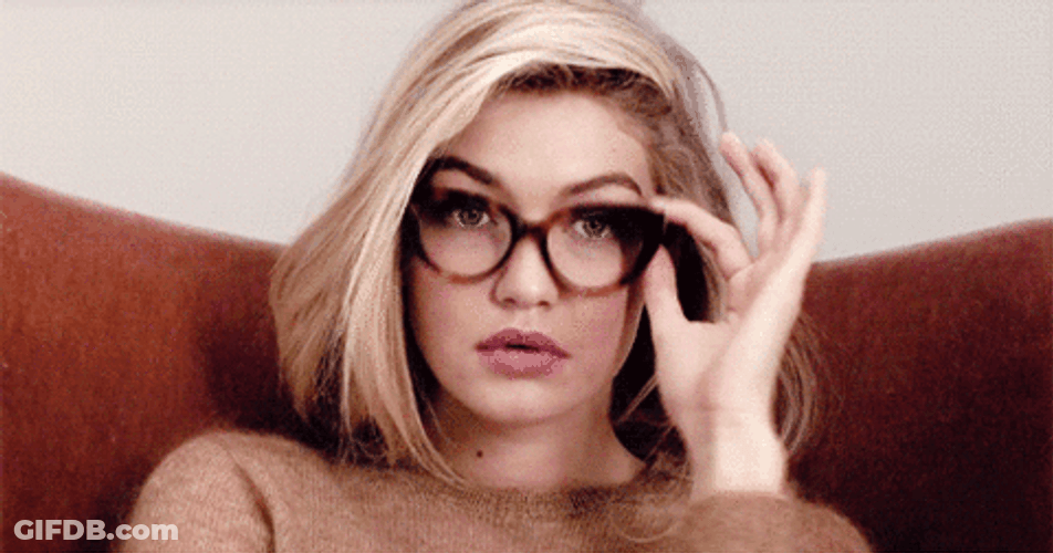 Gigi Hadid Interested GIF