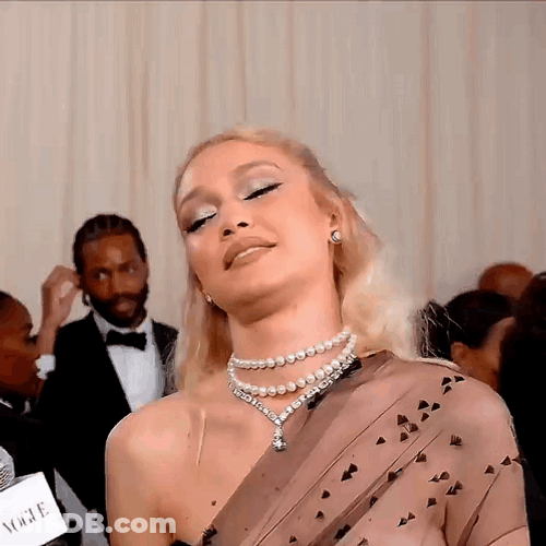 Gigi Hadid Met Gala Interview GIF