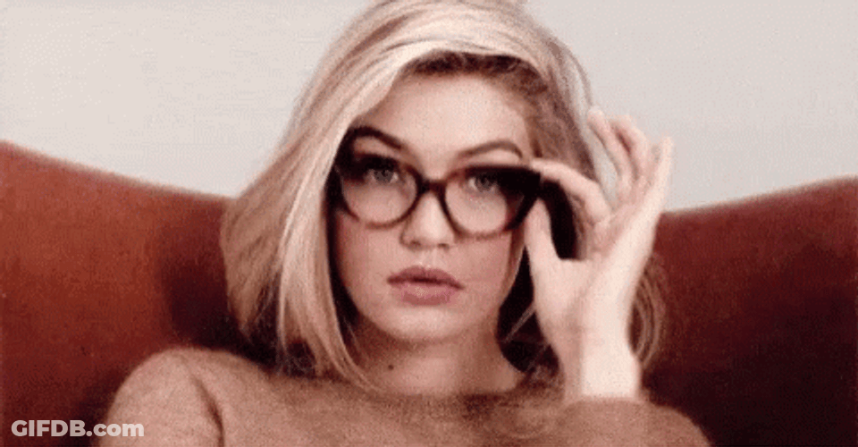 Gigi Hadid Shocked Expression GIF