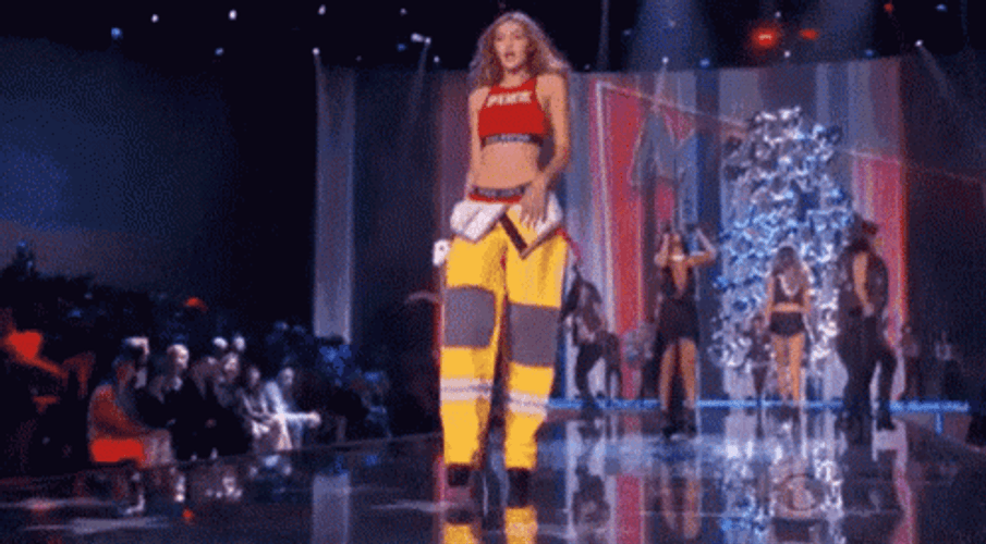 Gigi Hadid Victoria Secret Fashion Show GIF
