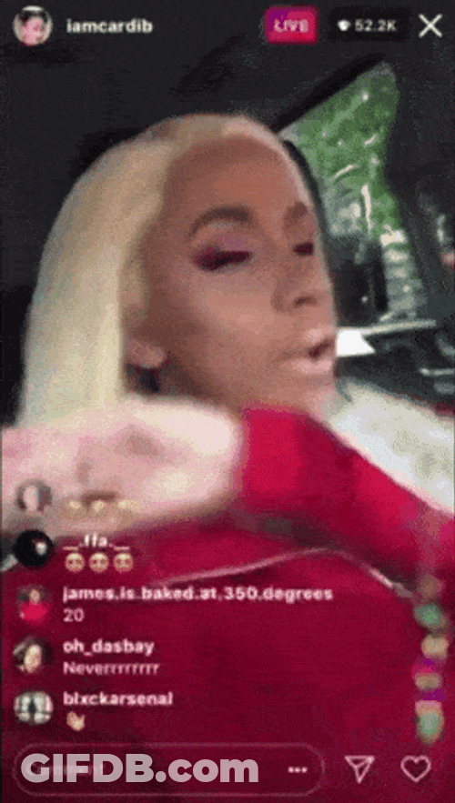Gigilvl Cardi B GIF