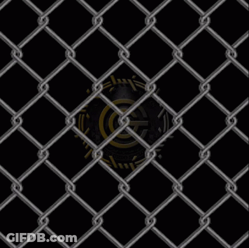 Gijlag Token Logo With Chain Link Fence GIF