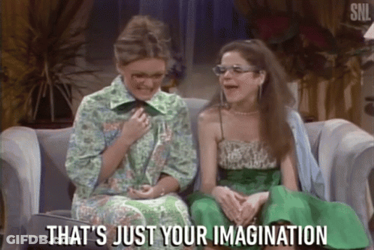 Gilda Radner That's Just Your Imagination GIF