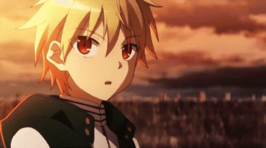 Gilgamesh Anime Smile Wink Eye GIF