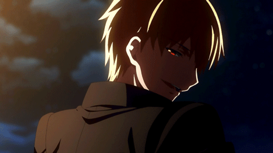 Gilgamesh Fate Archer Red Eye Smile GIF