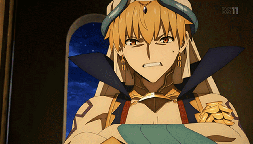Gilgamesh Fate Grand Order Scolding GIF