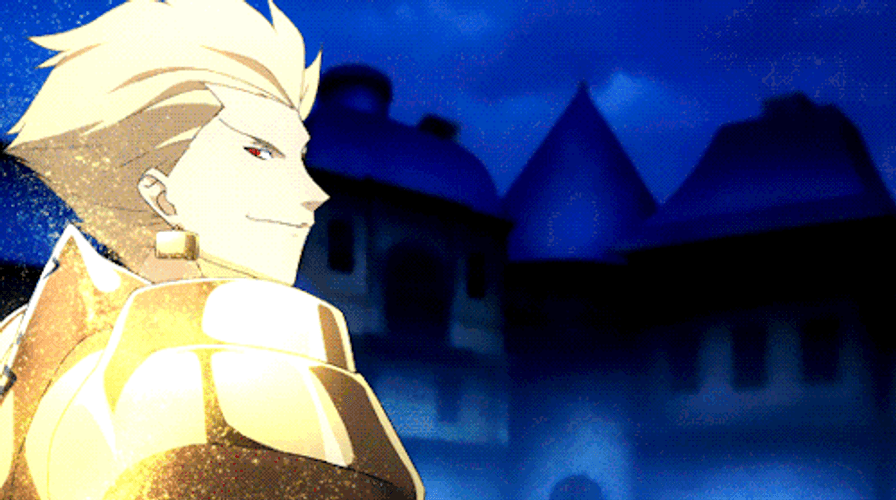 Gilgamesh Fate Stay Zero Reincarnated GIF
