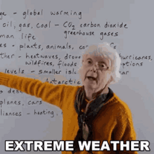 Gill Engvid Discussing Extreme Weather GIF