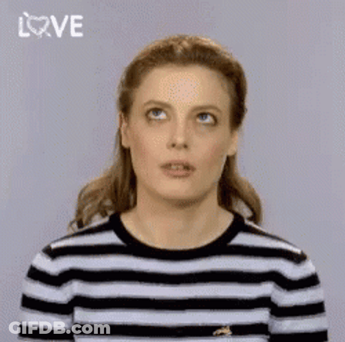 Gillian Jacobs Rolls Eyes GIF