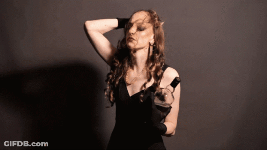 Gillian Rhodes Drunk Stumbling GIF