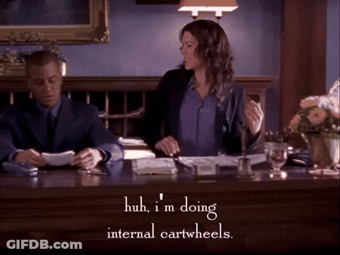 Gilmore Girls Auctioneer Scene GIF