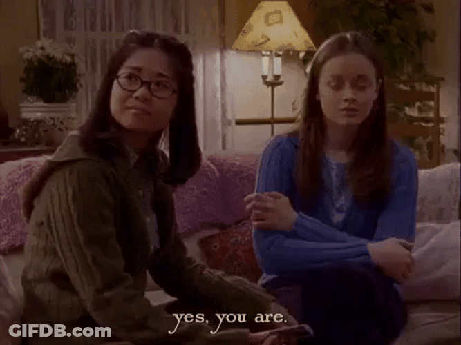 Gilmore Girls Yes You Are GIF