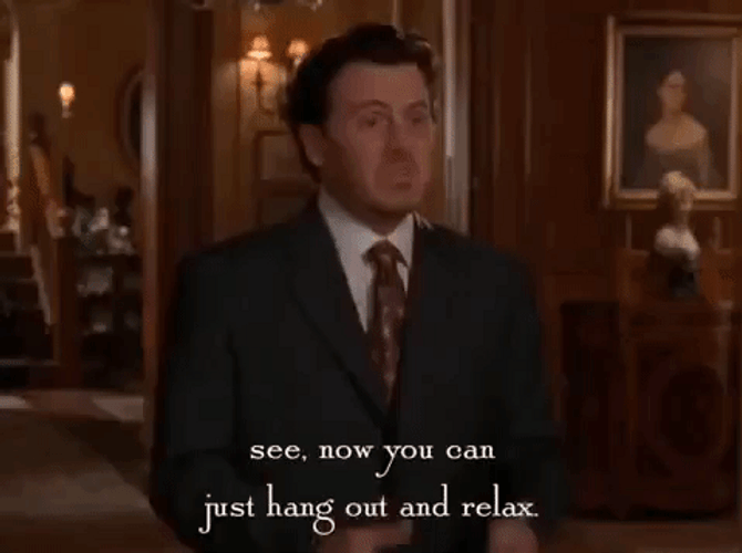 Gilmore Just Hanging Around GIF