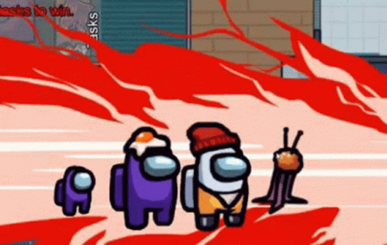 Gimkit Among Us Falling Animation GIF