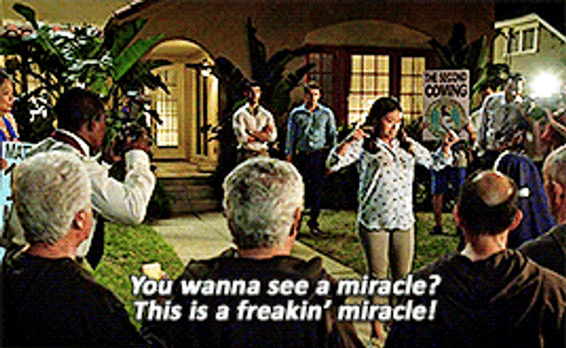 Gina Rodriguez You Wanna See A Miracle GIF