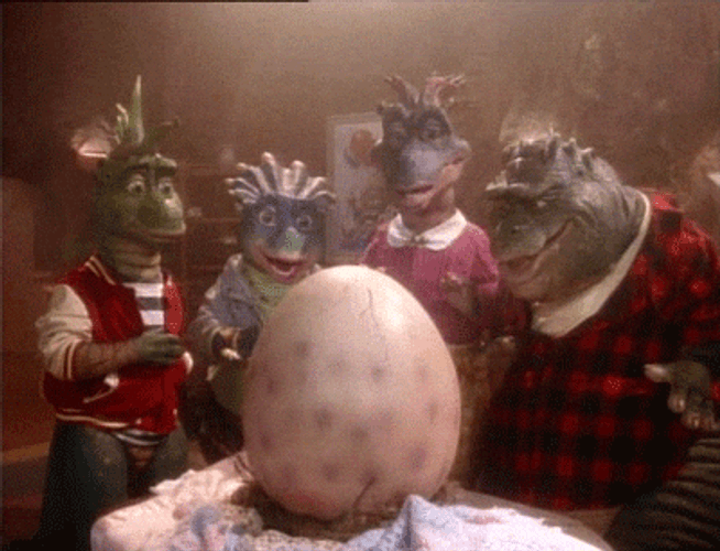 Ginat Egg Laying King GIF