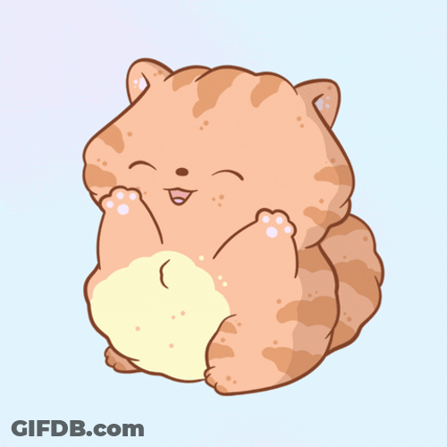 Ginger Cute Cat Animated GIF