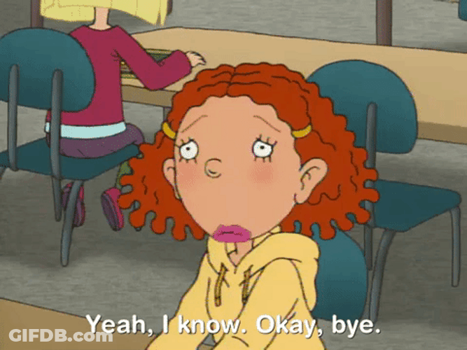 Ginger Foutley I Know Okay, Bye GIF