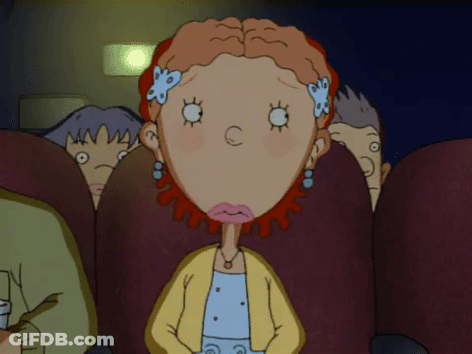Ginger Foutley In Movie Theater GIF
