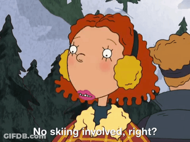 Ginger Foutley No Skiing Involved GIF