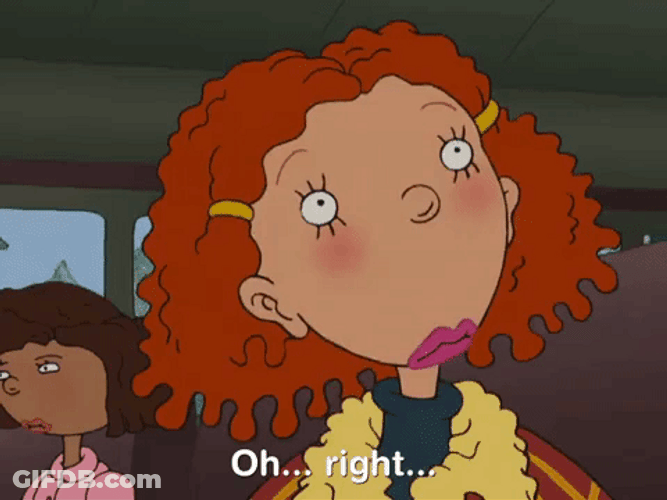 Ginger Foutley Oh Right GIF