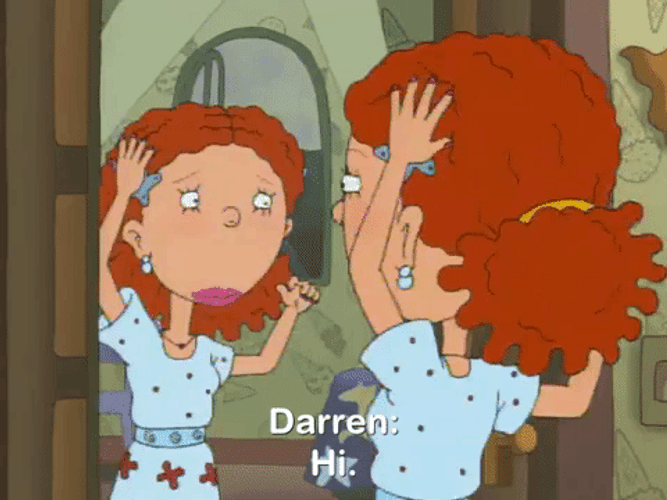 Ginger Foutley Practicing In Mirror GIF