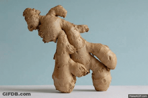 Ginger Root Close Up GIF