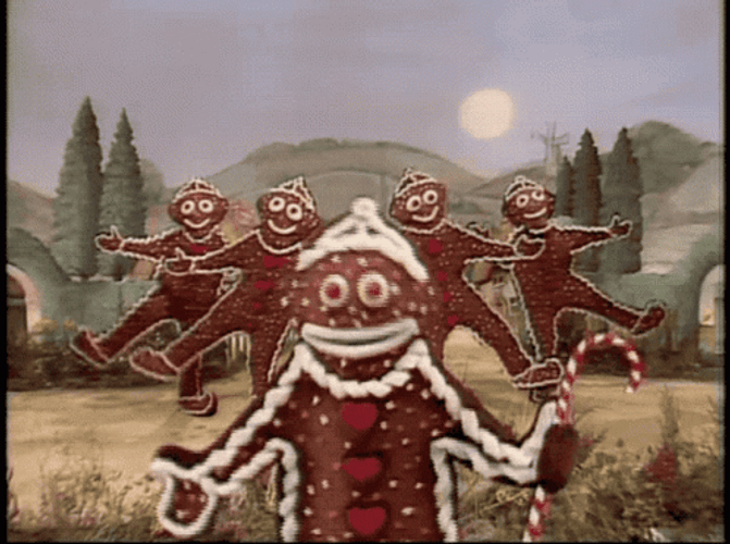 Gingerbread Beaker Muppets GIF