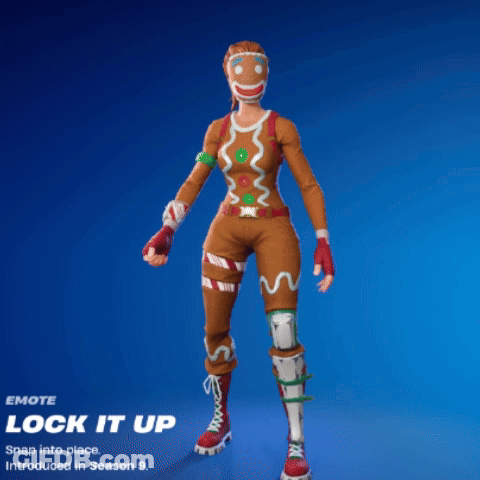 Gingerbread Man Smiling In Video Game GIF