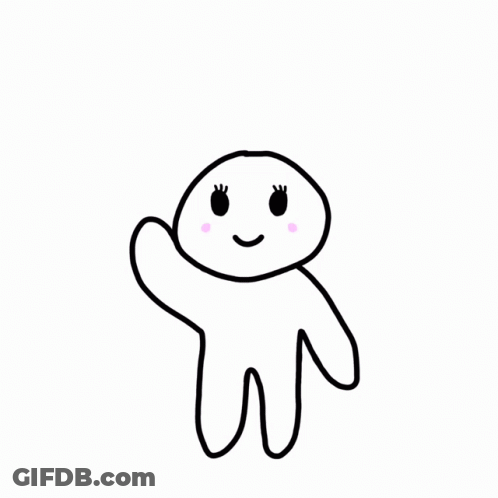 Gingerbread Man With Pink Eye GIF