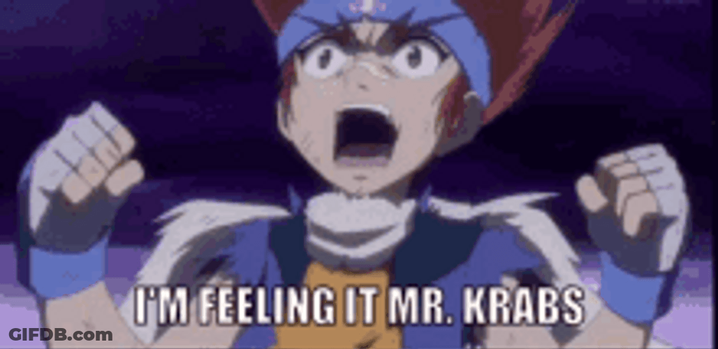 Gingka Hagane Feeling Power Beyblade GIF