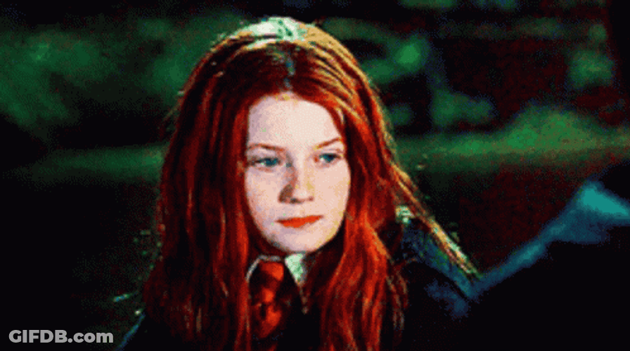 Ginny Weasley Blinking Eyes GIF