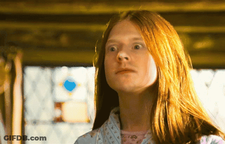 Ginny Weasley Funny Swap Shocked Face GIF