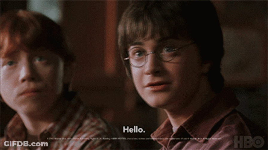Ginny Weasley Hiding At Harry Potter GIF