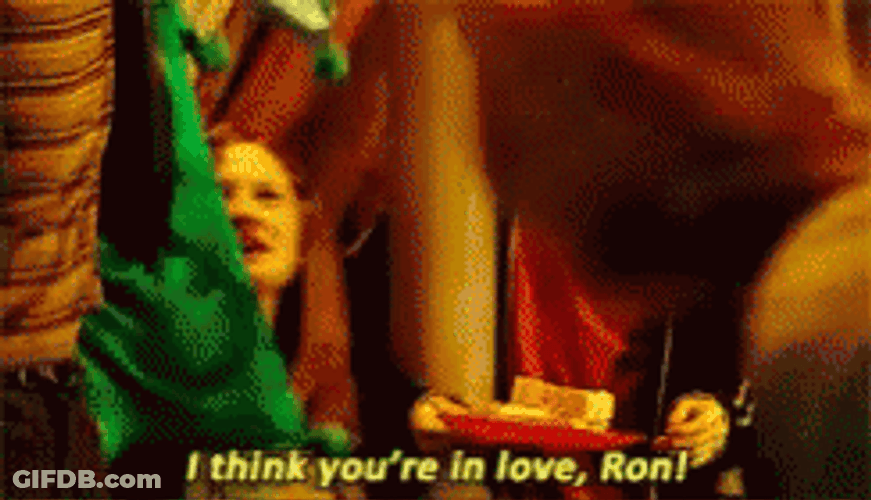 Ginny Weasley I Think Youre In Love GIF