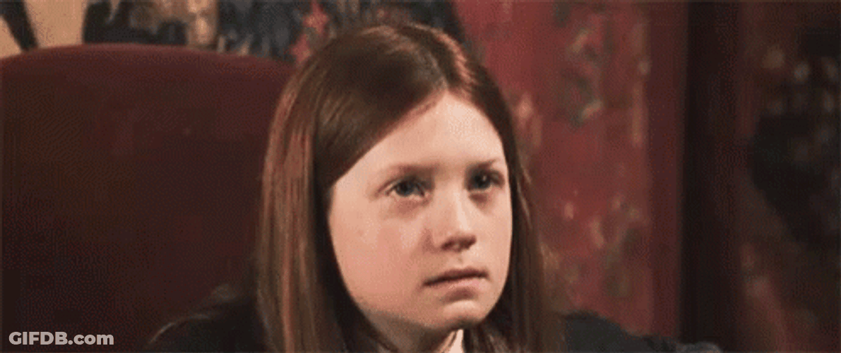 Ginny Weasley Looking Around GIF