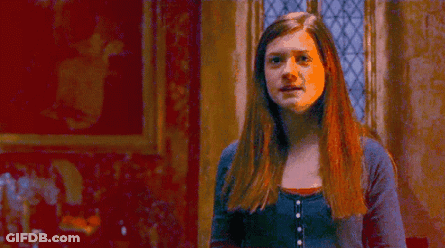 Ginny Weasley Throwing Something GIF